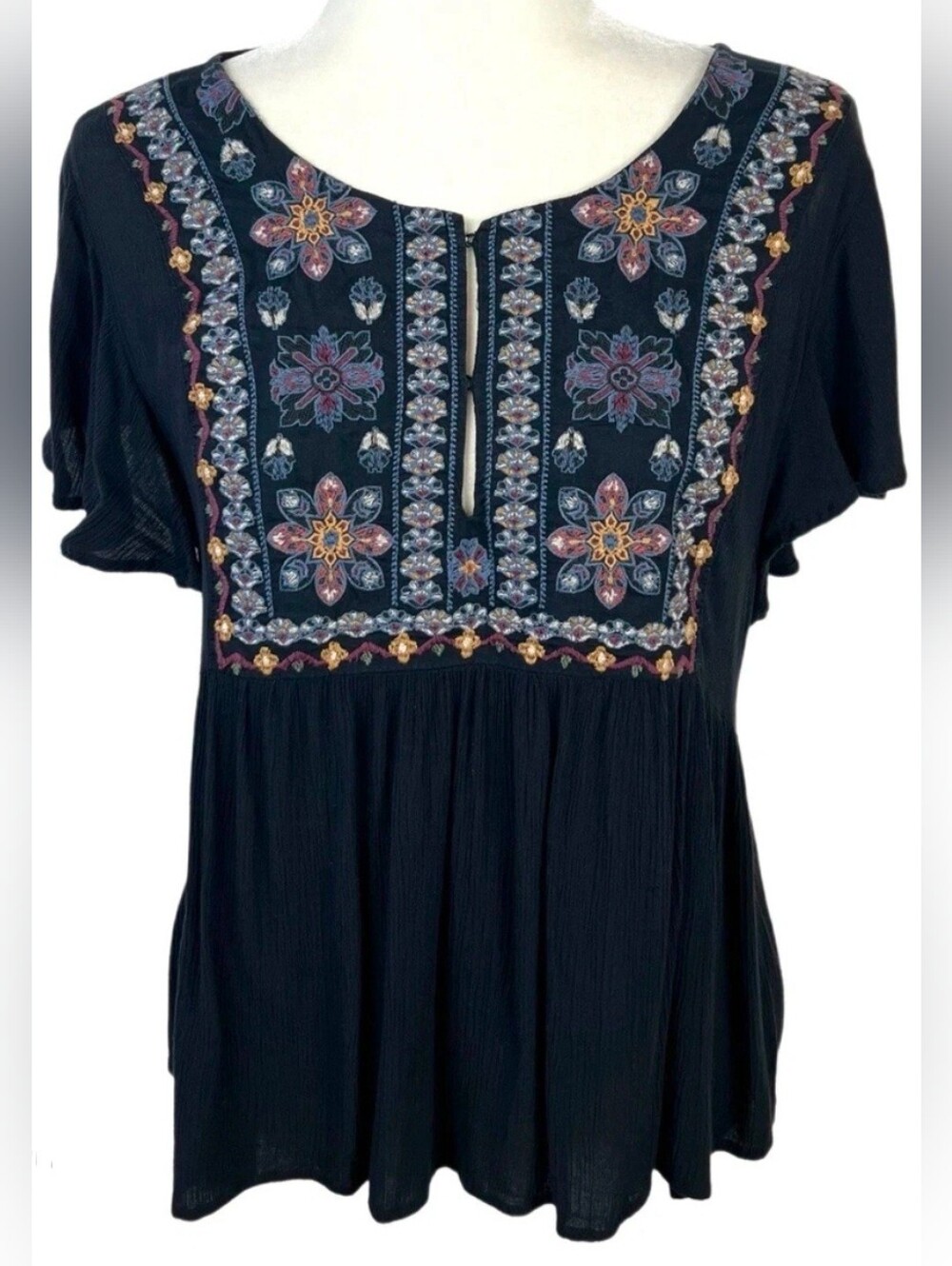 American Eagle Embroidered Top